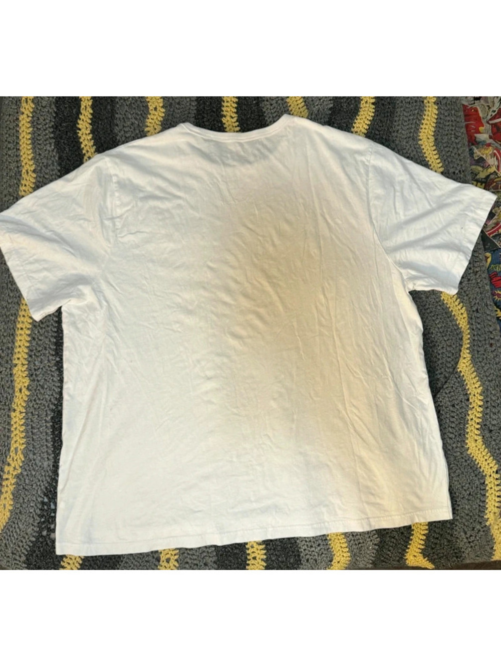 Free Assembly Men's White Crew Neck T-Shirt Size 3XL